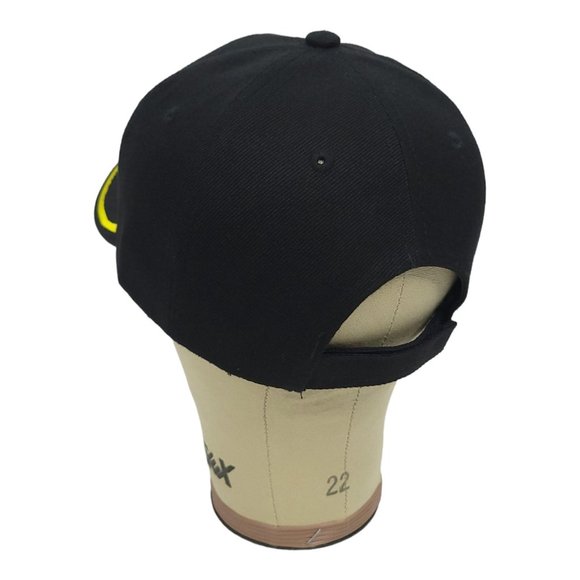 United States Army Strapback Cap Trucker Baseball Hat Eagle Embroidered Black - Picture 8 of 11